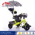 2015 best-seller bébé tricycle fabriqué en Chine / acheter tricycle pour les enfants de Yimei vélo / 3 roues pousser le long tricycle avec canopée